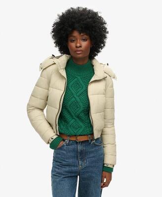 Crop Hooded Fuji Kapuzenjacke