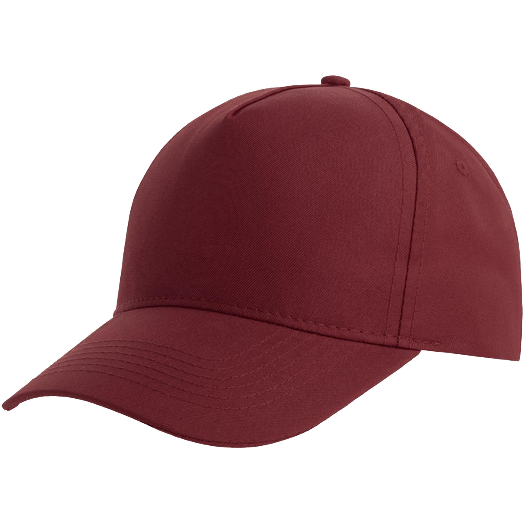 ATLANTIS Recy Five polyester Baseball Cap (Burgundy)
