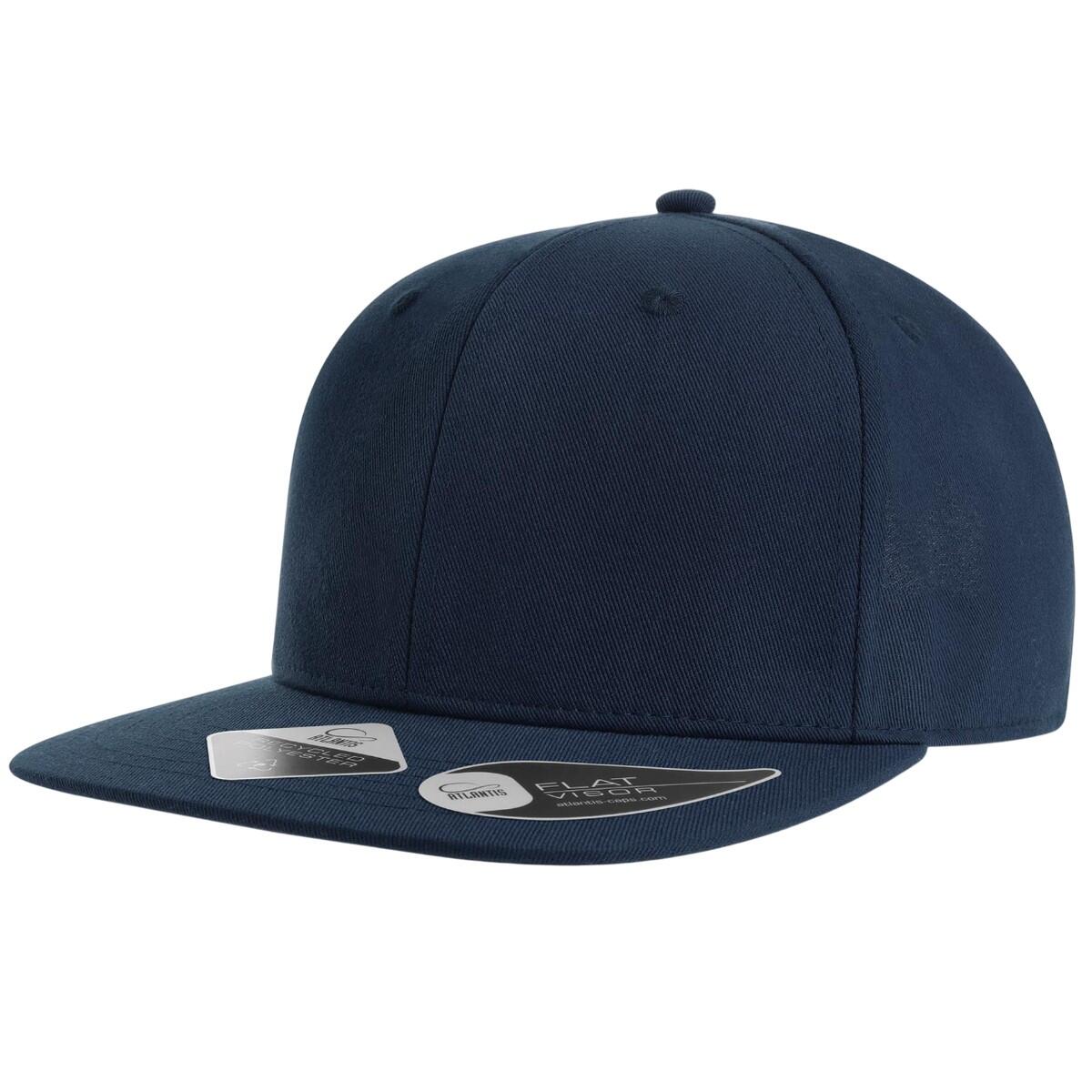 Unisex Adult James 6 Panel polyester Snapback Cap (Navy) 4/4
