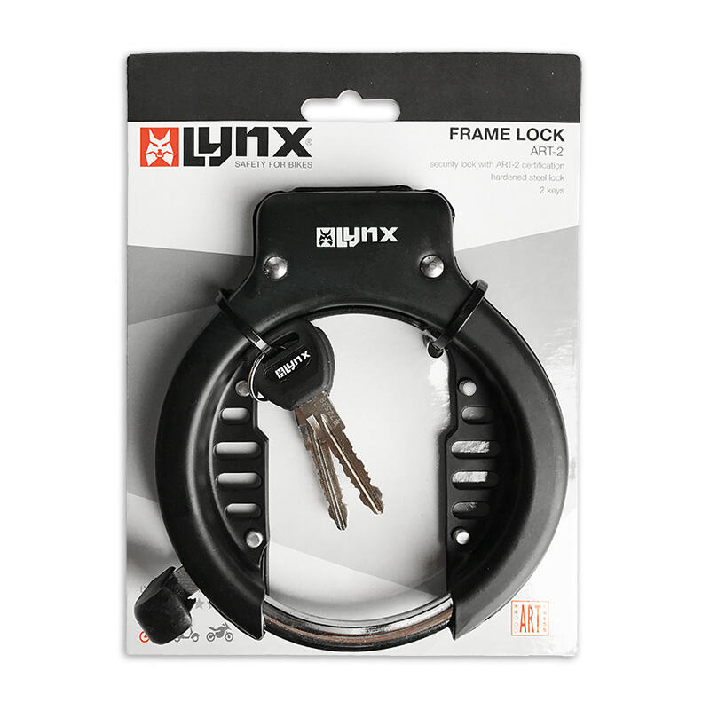 Lynx ART2 Frame Lock - 10mm Tempered Steel - Black