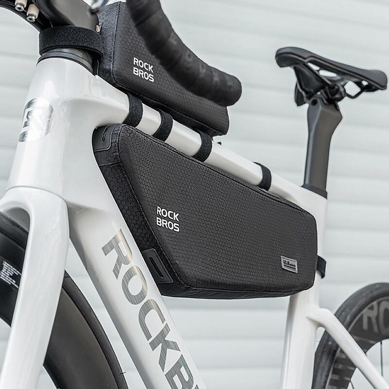 Geantă de cadru biciclete rezistentă la apă Rockbros Negru
