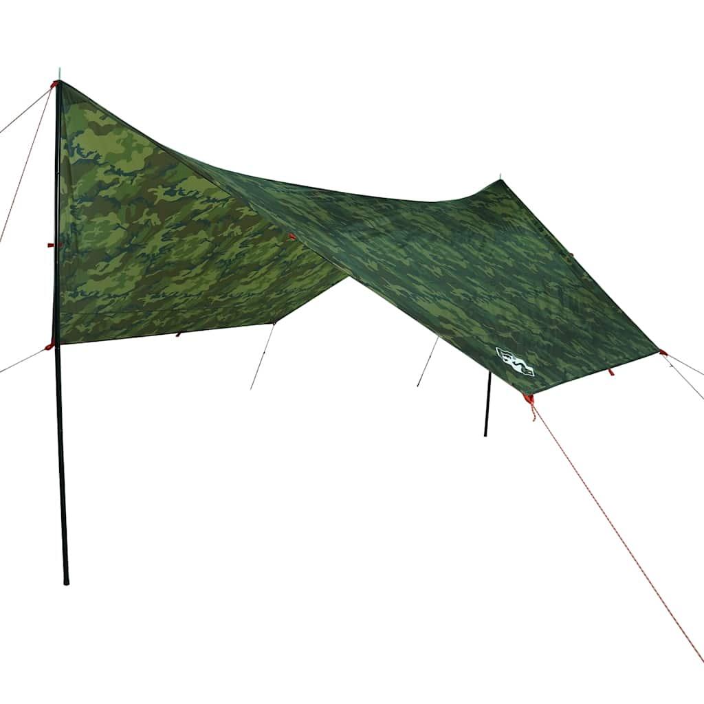 VidaXL Telo da campeggio impermeabile 462x306x211 cm camouflage 2/7