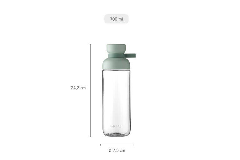 Mepal Vita 700 ml Trinkflasche - Nordic black 3/7
