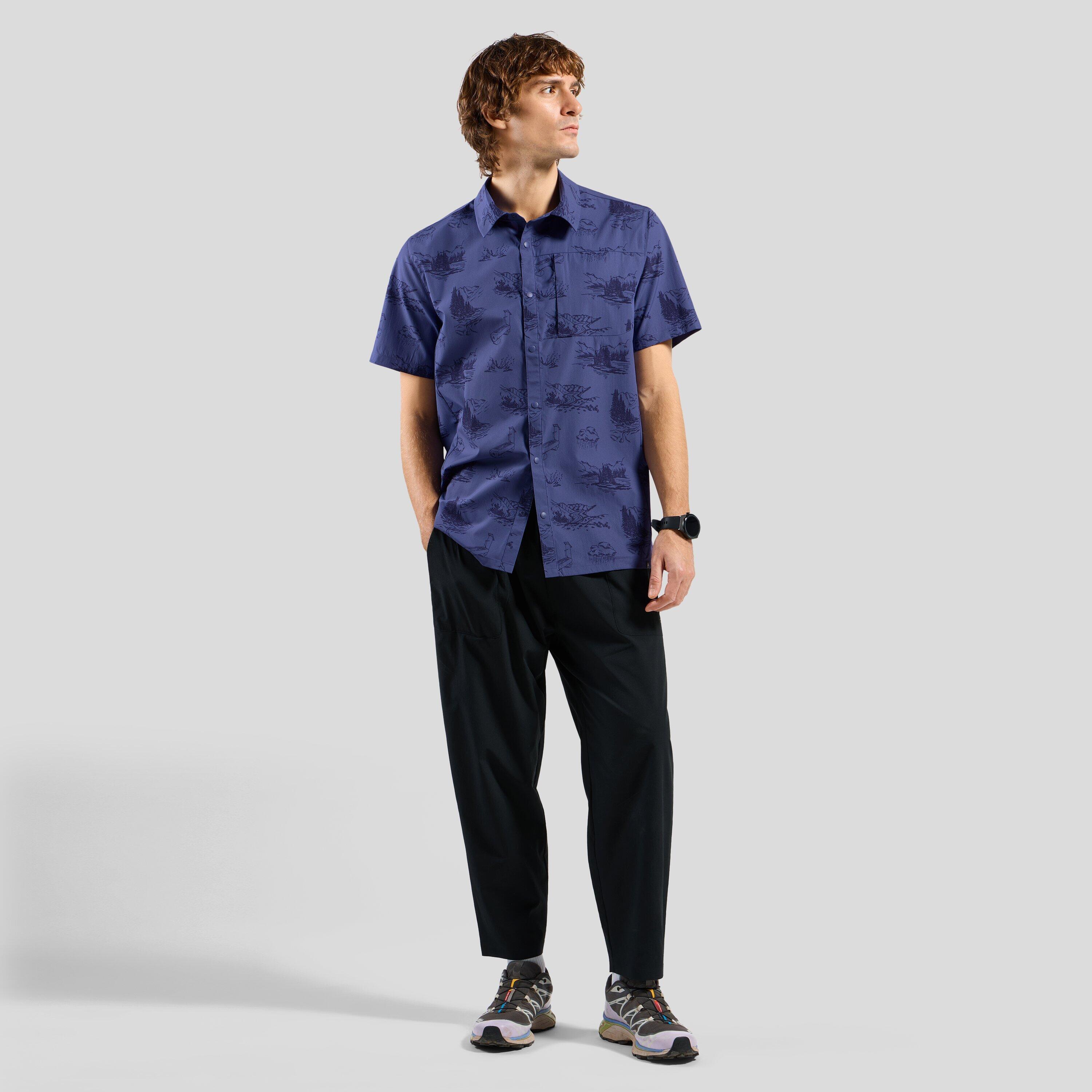 Chemise de randonnée à manches courtes imprimée Essentials ODLO 4/6