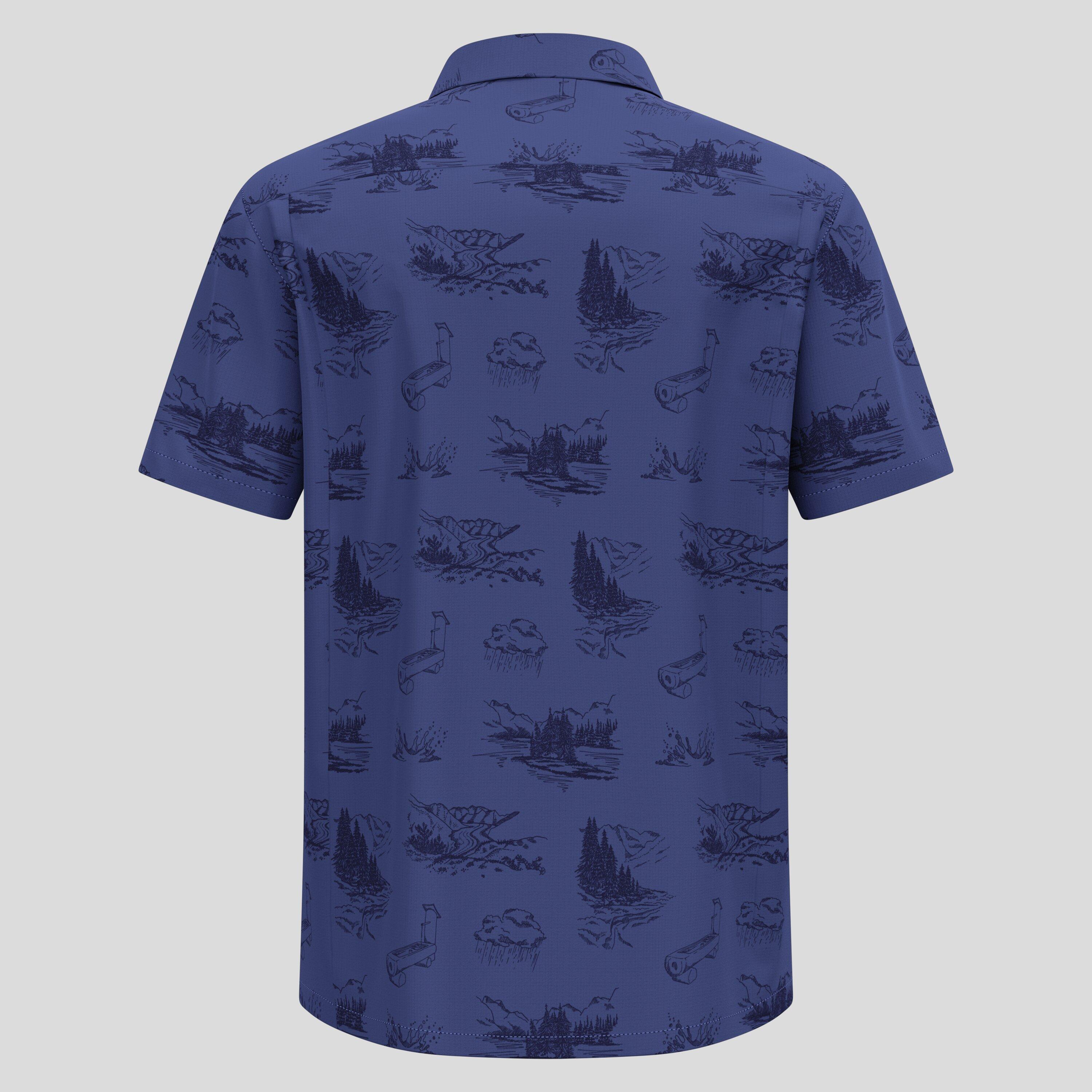 Chemise de randonnée à manches courtes imprimée Essentials ODLO 6/6