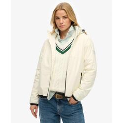 Veste coupe-vent à capuche avec logo