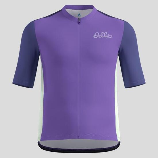 Essentials Radtrikot mit Reissverschluss und Vintage-Print ODLO