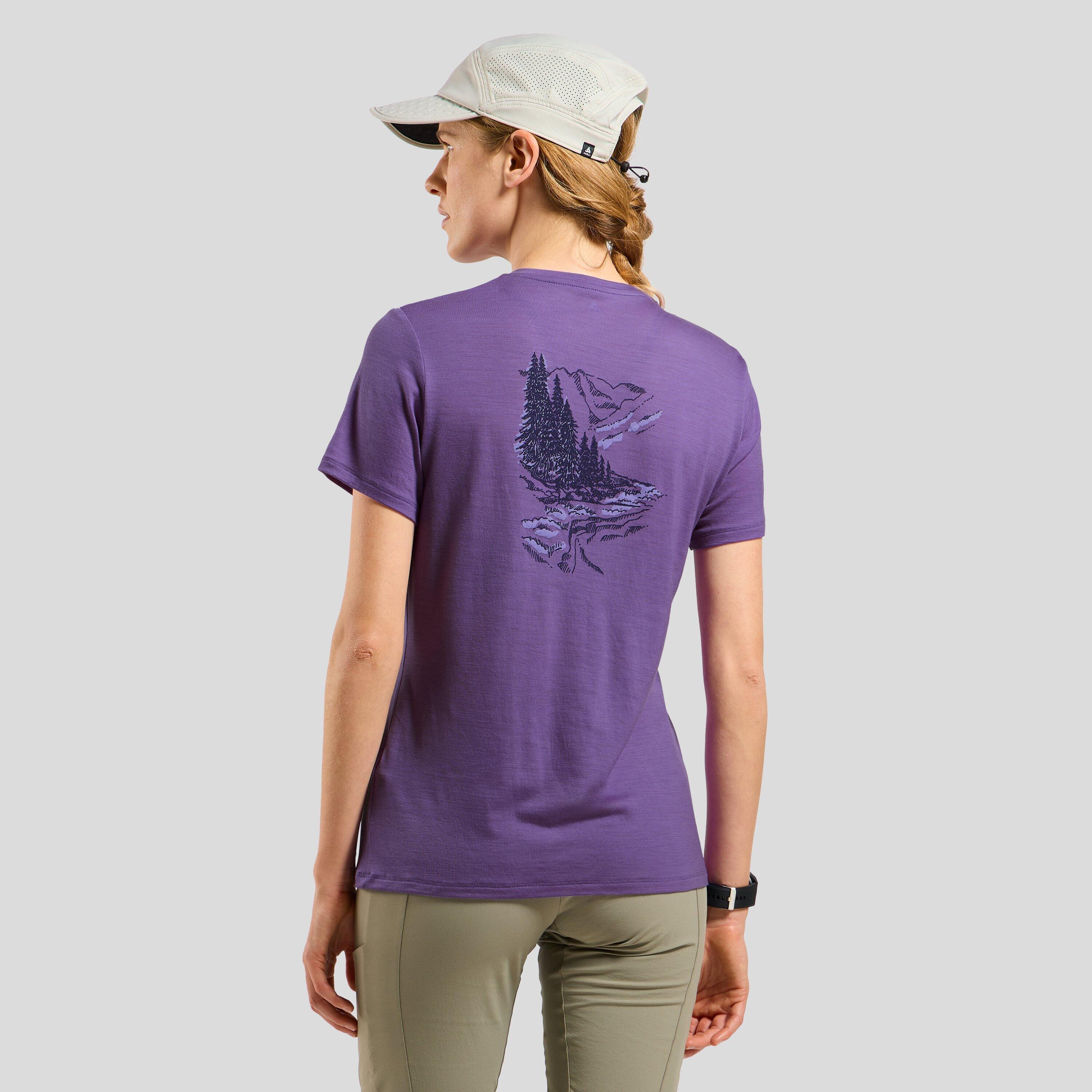 T-shirt a maniche corte Ascent merino 160 TMOT ODLO 2/7
