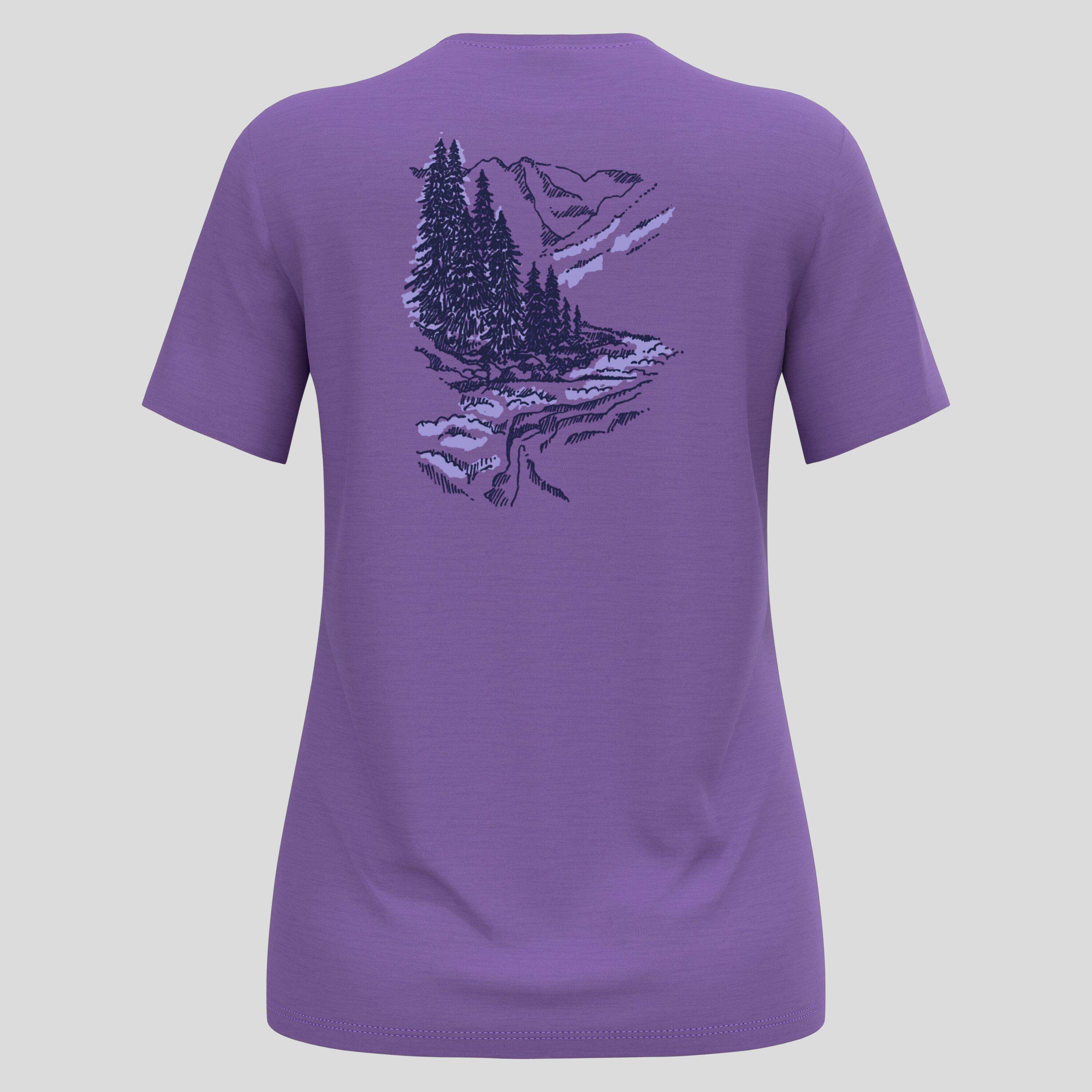 T-shirt a maniche corte Ascent merino 160 TMOT ODLO 7/7