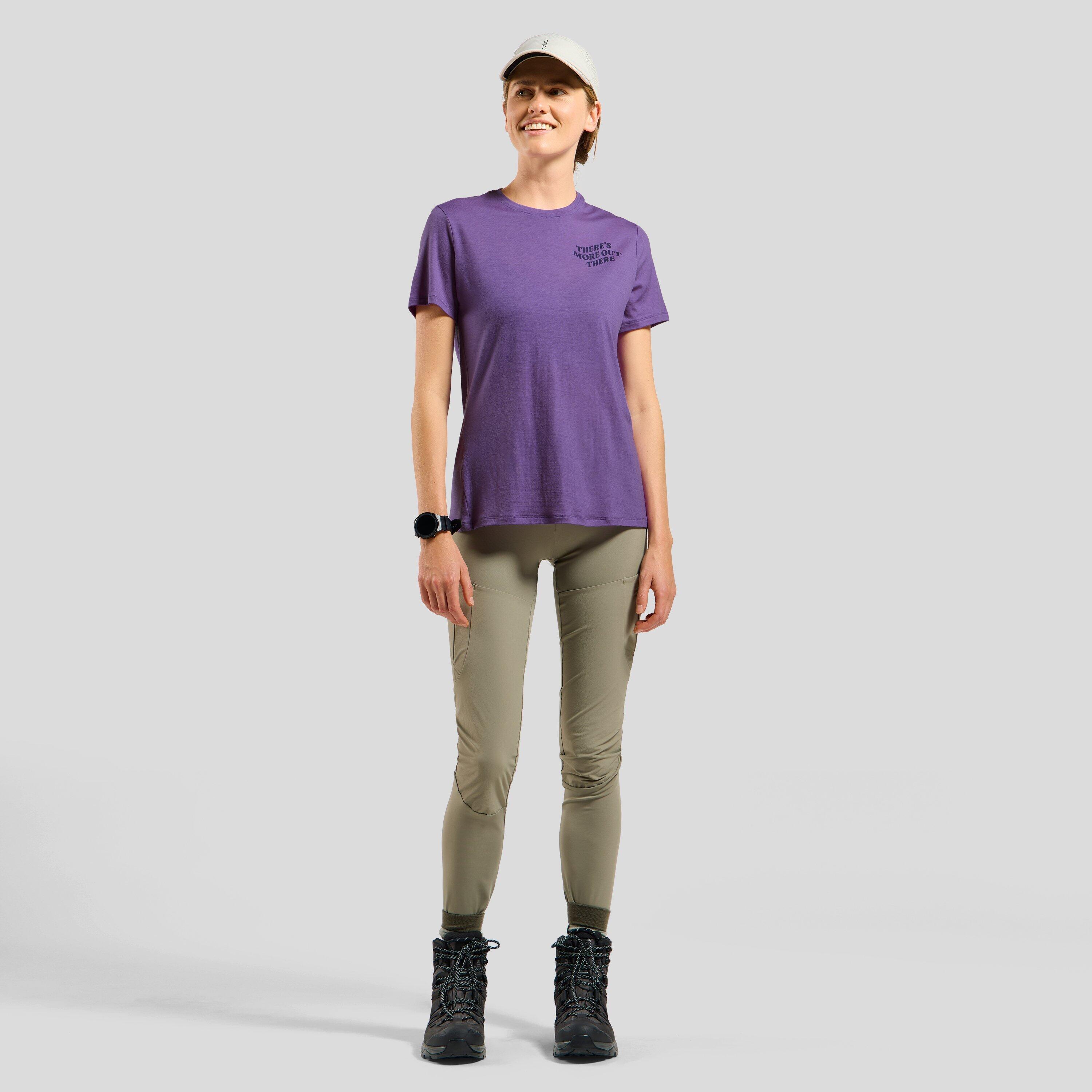 T-shirt a maniche corte Ascent merino 160 TMOT ODLO 5/7