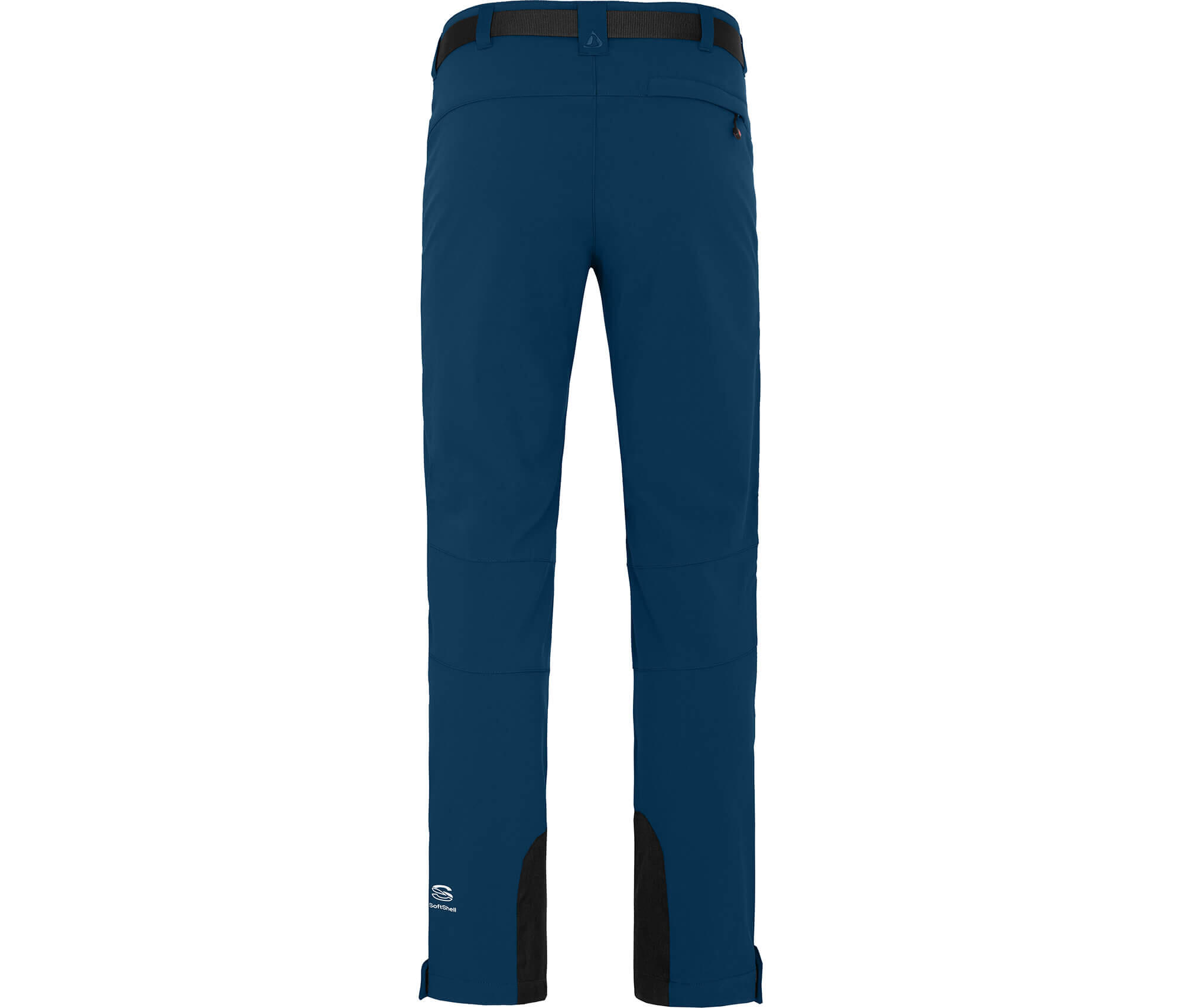 Winter Softshellhose winddicht, mit warmem Innenfleece Blau 2/5
