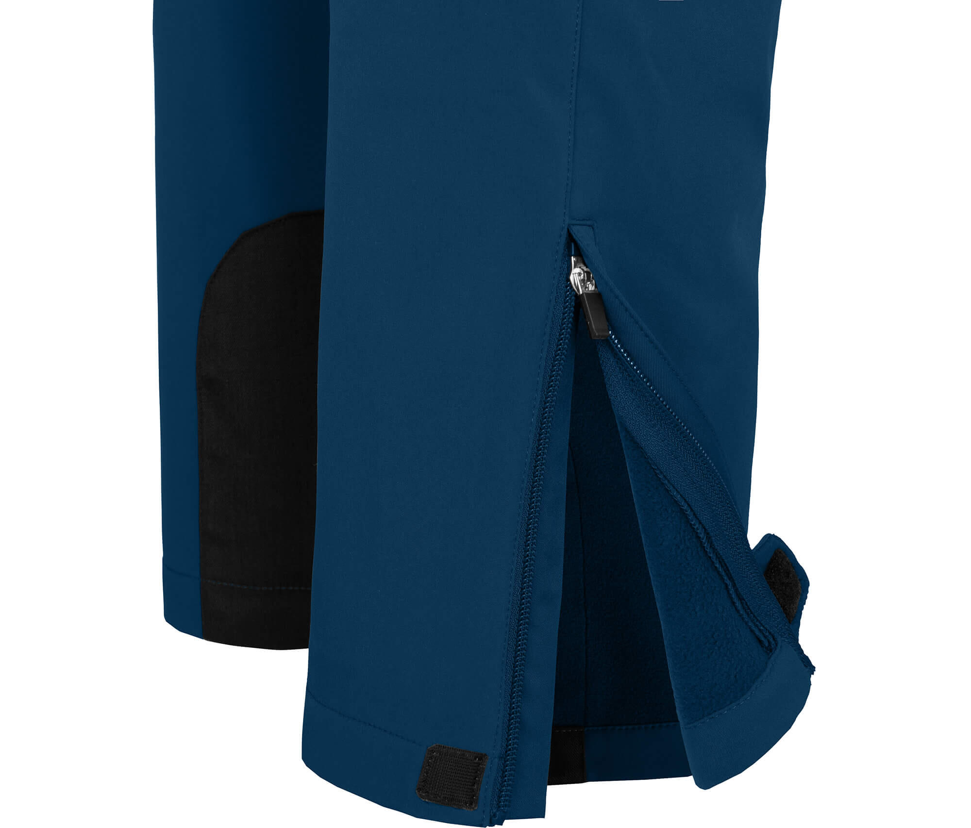 Winter Softshellhose winddicht, mit warmem Innenfleece Blau 4/5
