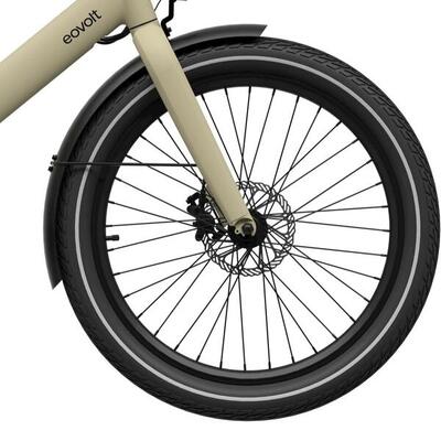 Eovolt Vorderrad 24 Zoll Schwarz - Ideal für Fahrradtouren