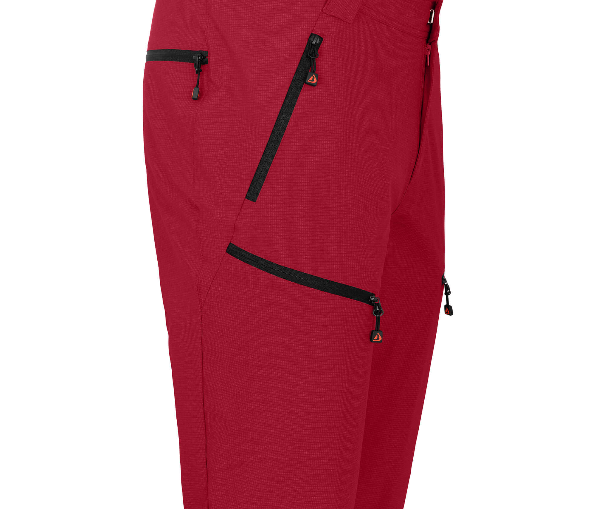 Herren Wanderhose robust, elastisch Rot 3/7