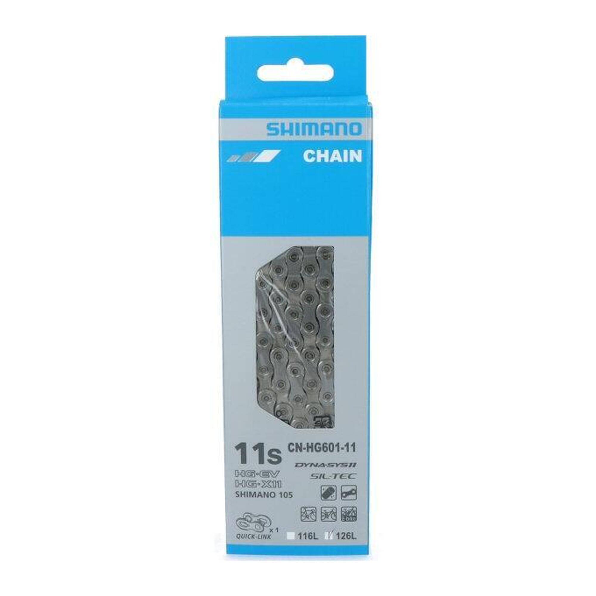 Łańcuch 11-Rzędowy Hg601 105 Race/Mtb/E-Bike Z Szybkim Ogniwem - 126 Ogniw