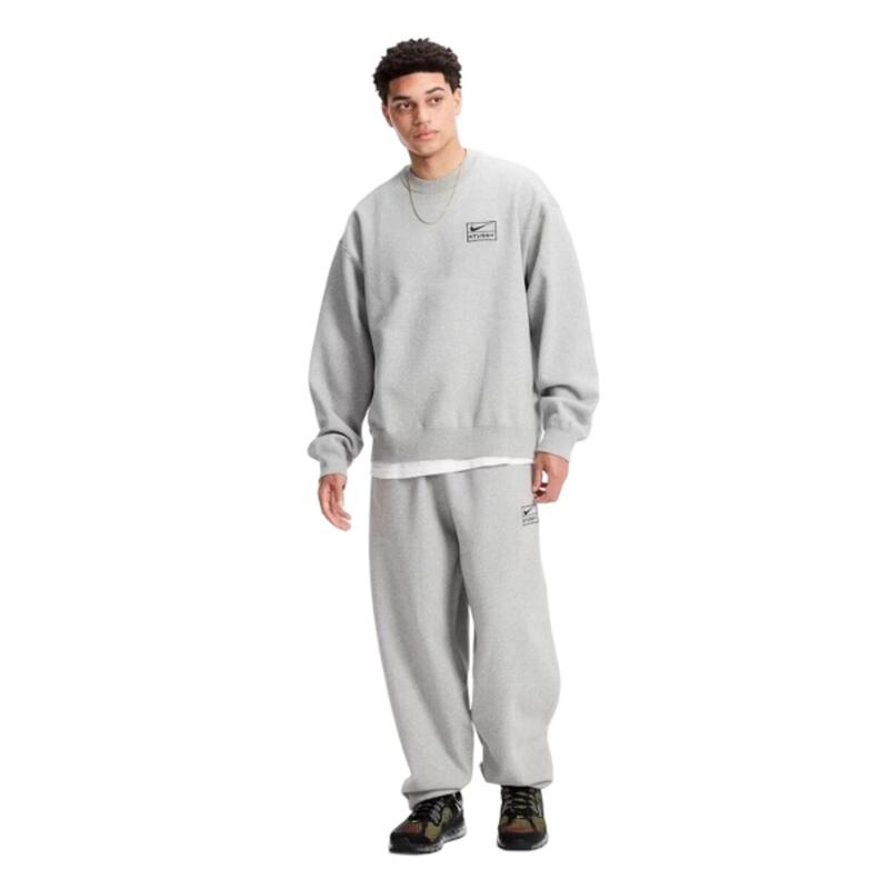 Sweat  x Stussy Crew Fleece Grey