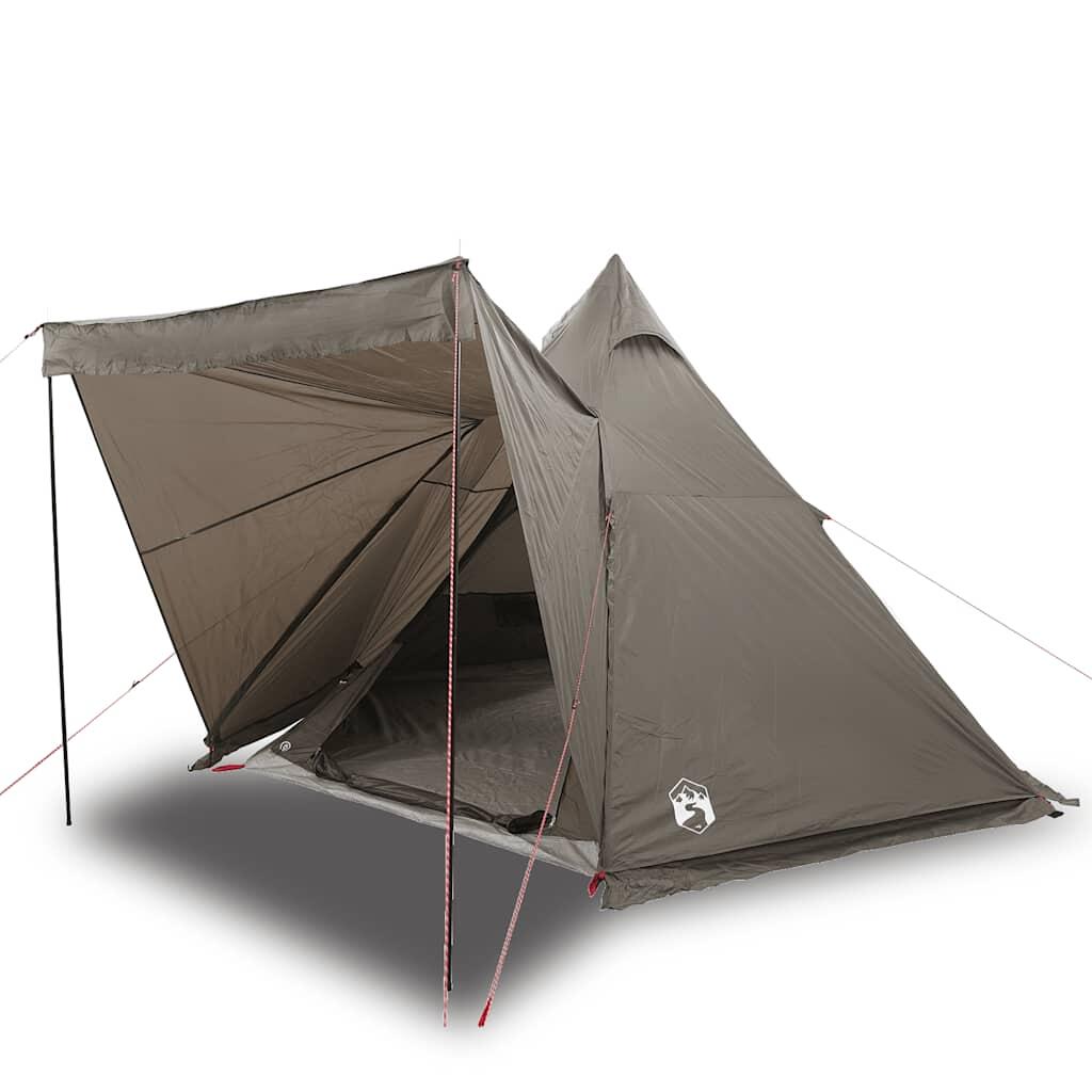 Tente tipi VidaXL 6 personnes imperméable marron 2/7