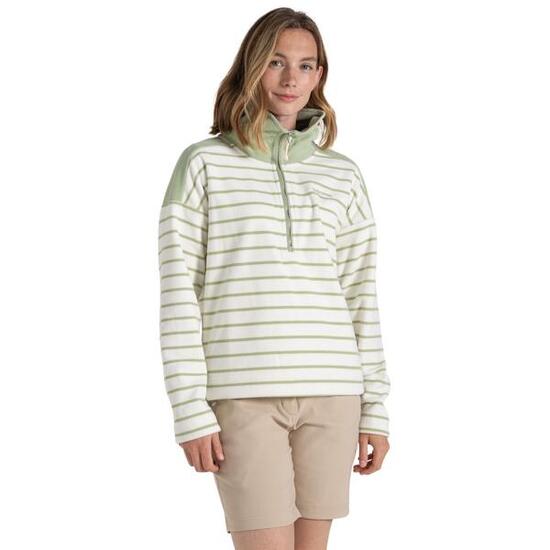Craghoppers - LILY Damen Fleecepullover HZ Fleece Jacke, grün