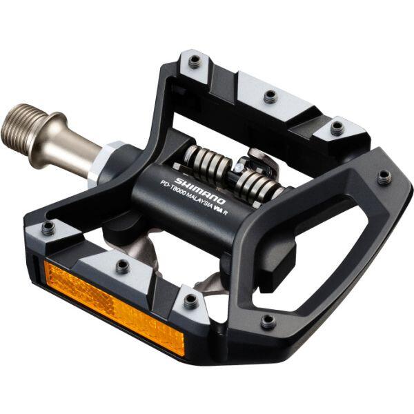 Jeu De Pédales Deore Xt T8000 Avec Plateforme Et Fixation Spd Unilatérale - Noir