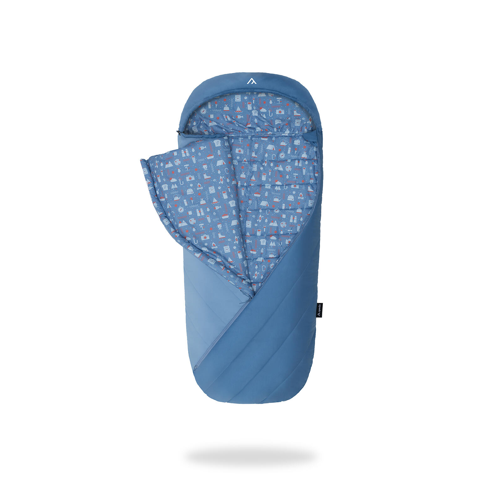 qeedo Buddy Junior Sac de couchage de camping pour enfants (10-25°C) - 140cm 3/7