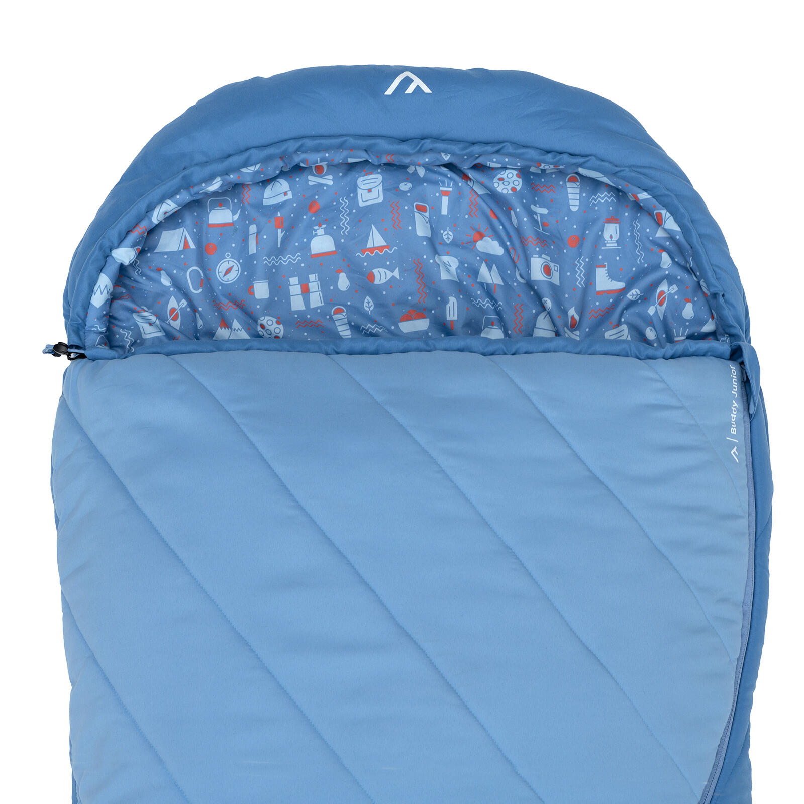 qeedo Buddy Junior Sac de couchage de camping pour enfants (10-25°C) - 140cm 4/7