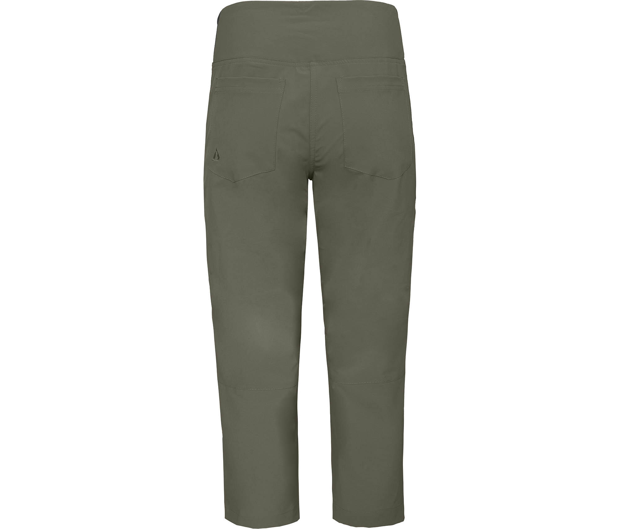 Damen 7/8 Wanderhose recycelt, elastisch, sportlich Grün 2/5