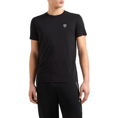 Ea7 koszulka emporio armani t-shirt sneakers zwart