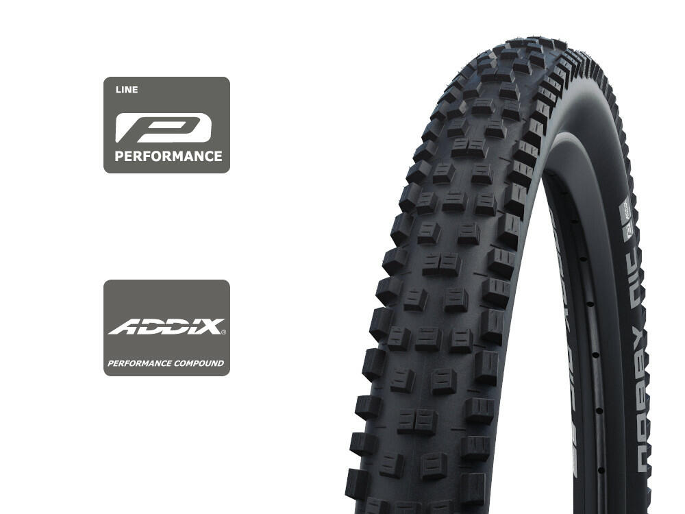 Pneu Schwalbe Nobby Nic 29x2.40" 62-622 noir TLE E-50 HS602 pliable 3/7