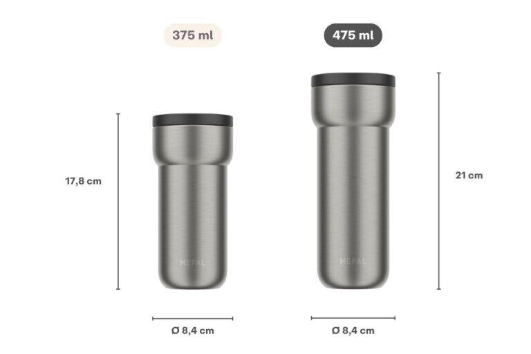 Mepal Ellipse Isoleerbeker 475 ml Nordic Green 3/7