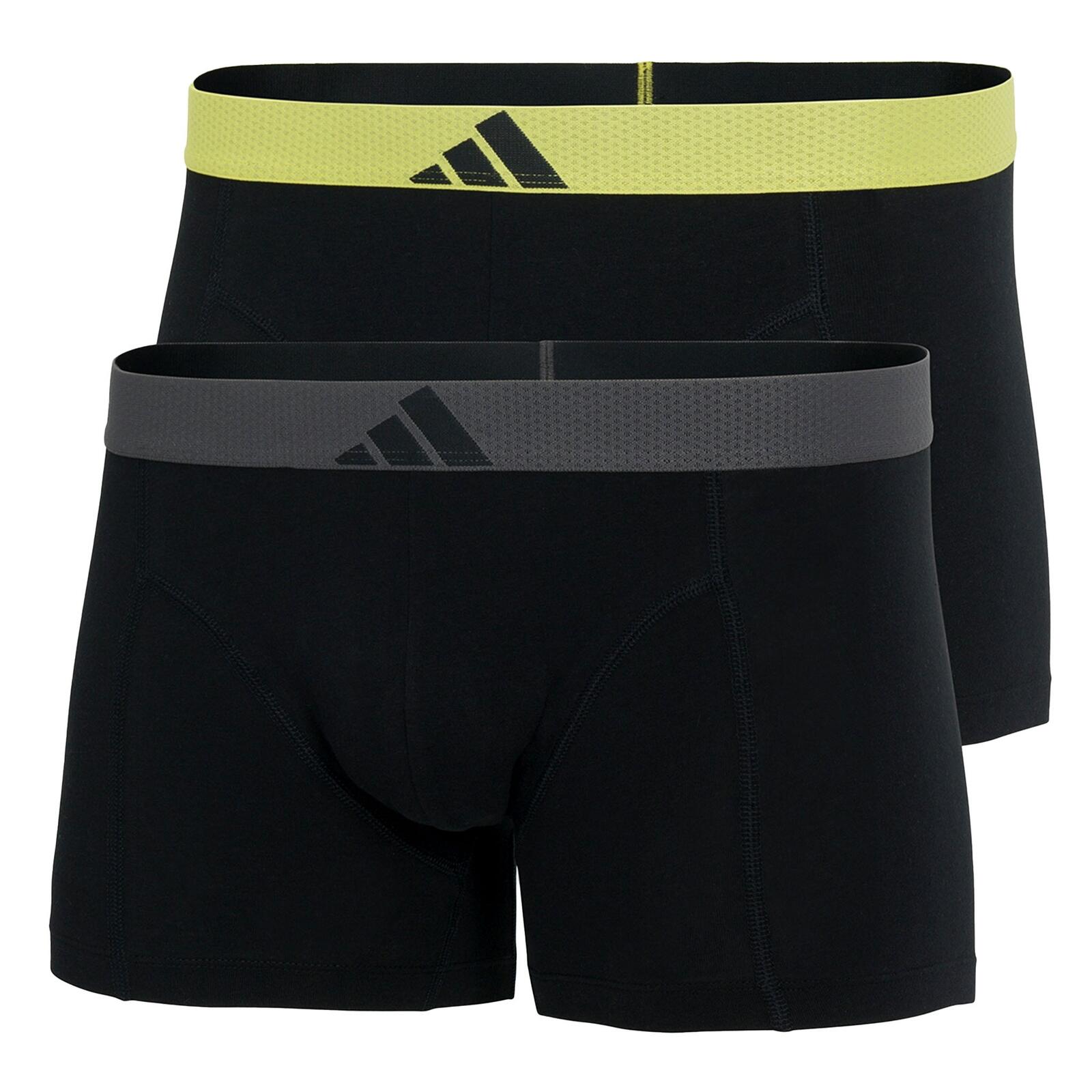 ADIDAS Boxershorts hautfreundlich weich Herren - 2er Pack Trunk Active Flex Cotton-Body