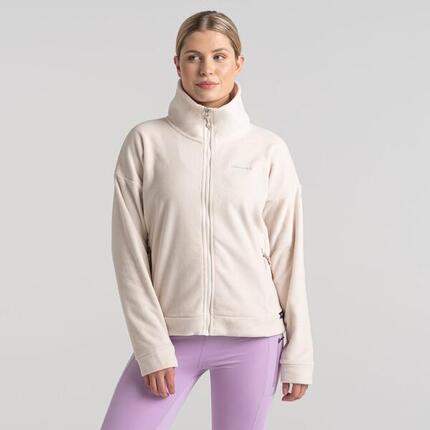 Polartec® Caprice Full Zip Fleecejacke Damen Jacke, creme weiß