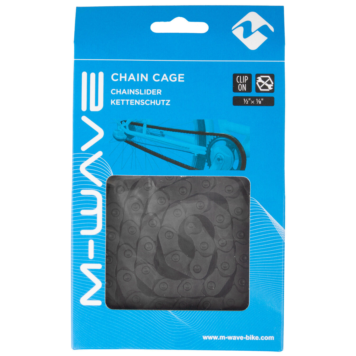 M-Wave kettingbeschermer clip-on, 120 schakels. 3/4