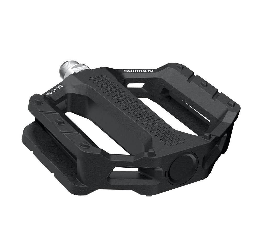 SHIMANO PEDALI BICI SHIMANO FLAT NERI