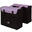 Sac à vélo double Greenlands - Noir-Violet, 35L