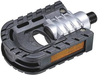 Inklapbare vouwpedalen union sp-151n van aluminium in zilver