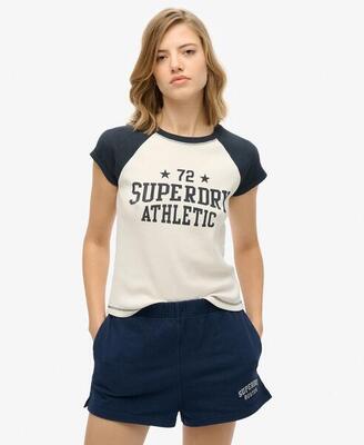Raglanärmel-T-Shirt Ath Ess Cap von SUPERDRY