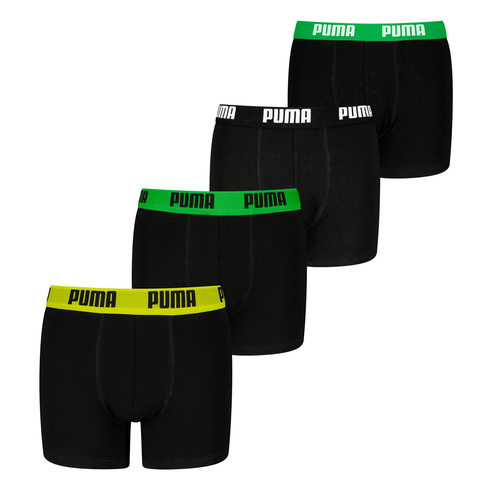 PUMA Boxershort Jungen 4er Pack Bequem sitzend-Everyday Basic Boxers ECOM 4P