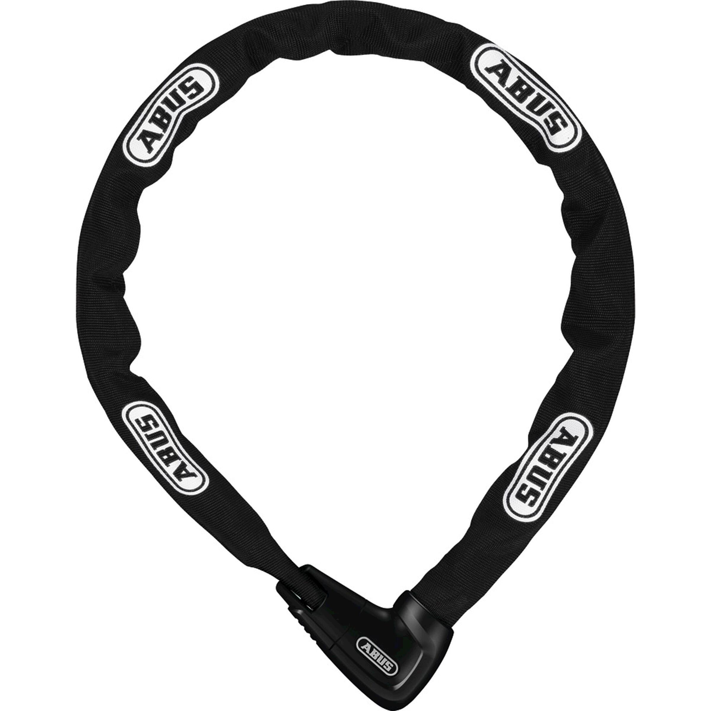 ABUS ABUS Kettenschloss Stahl-O-Kette 9808K 85 Schwarz - Diebstahlschutz