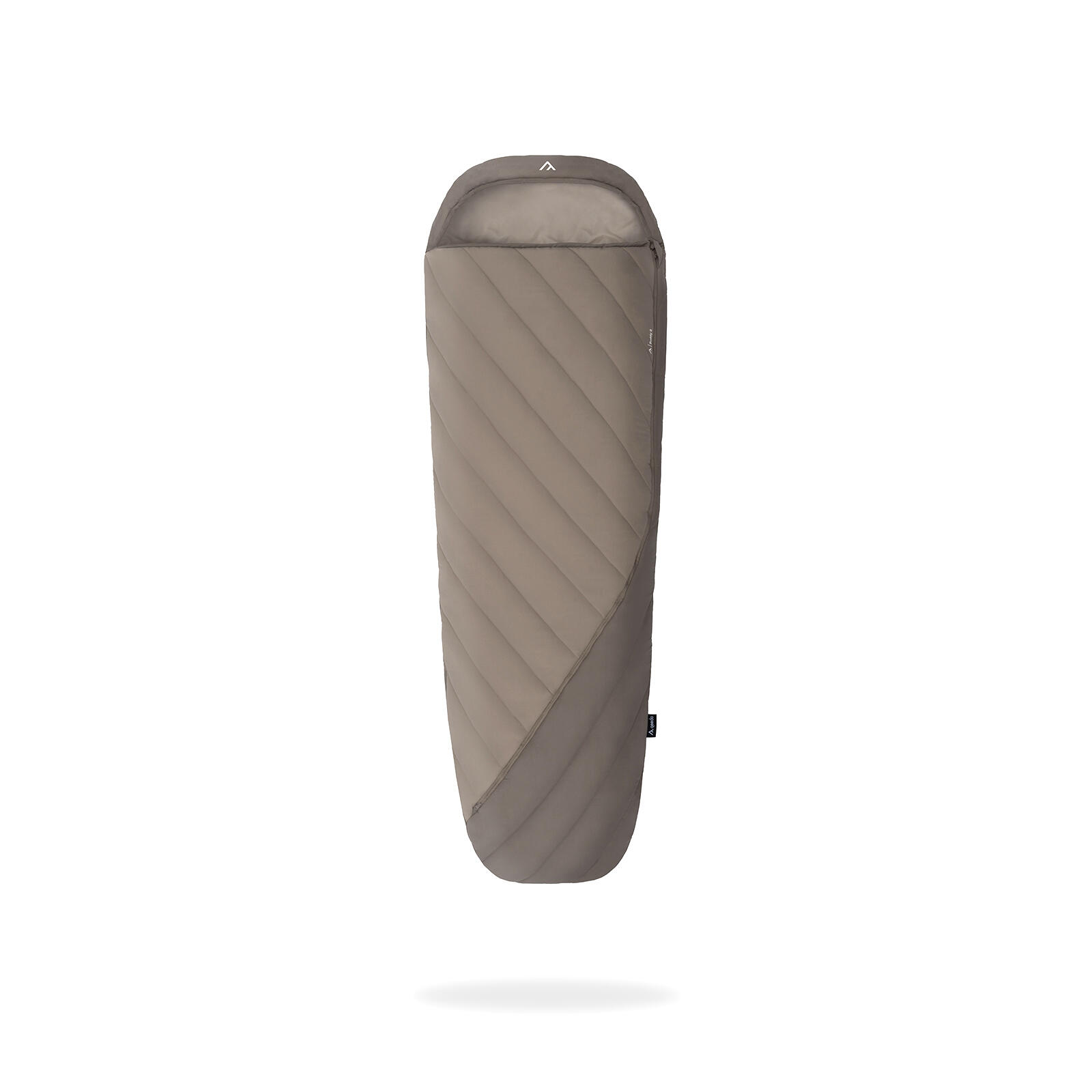 Qeedo - Qeedo Buddy 8 Sac De Couchage Camping (8-25°c), Confortable - Sac De Couchage - Beige - Taille Unique - Decathlon