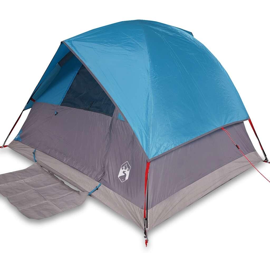 Tente dôme étanche VidaXL pour 3 personnes bleu 2/7