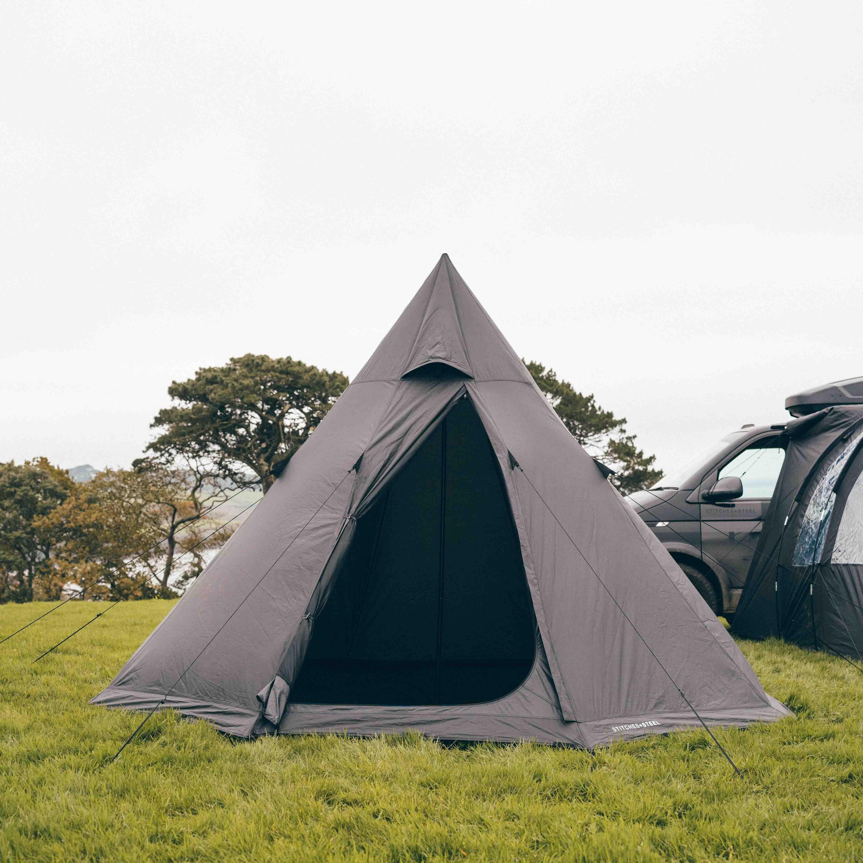STITCHES & STEEL Teepee Tent