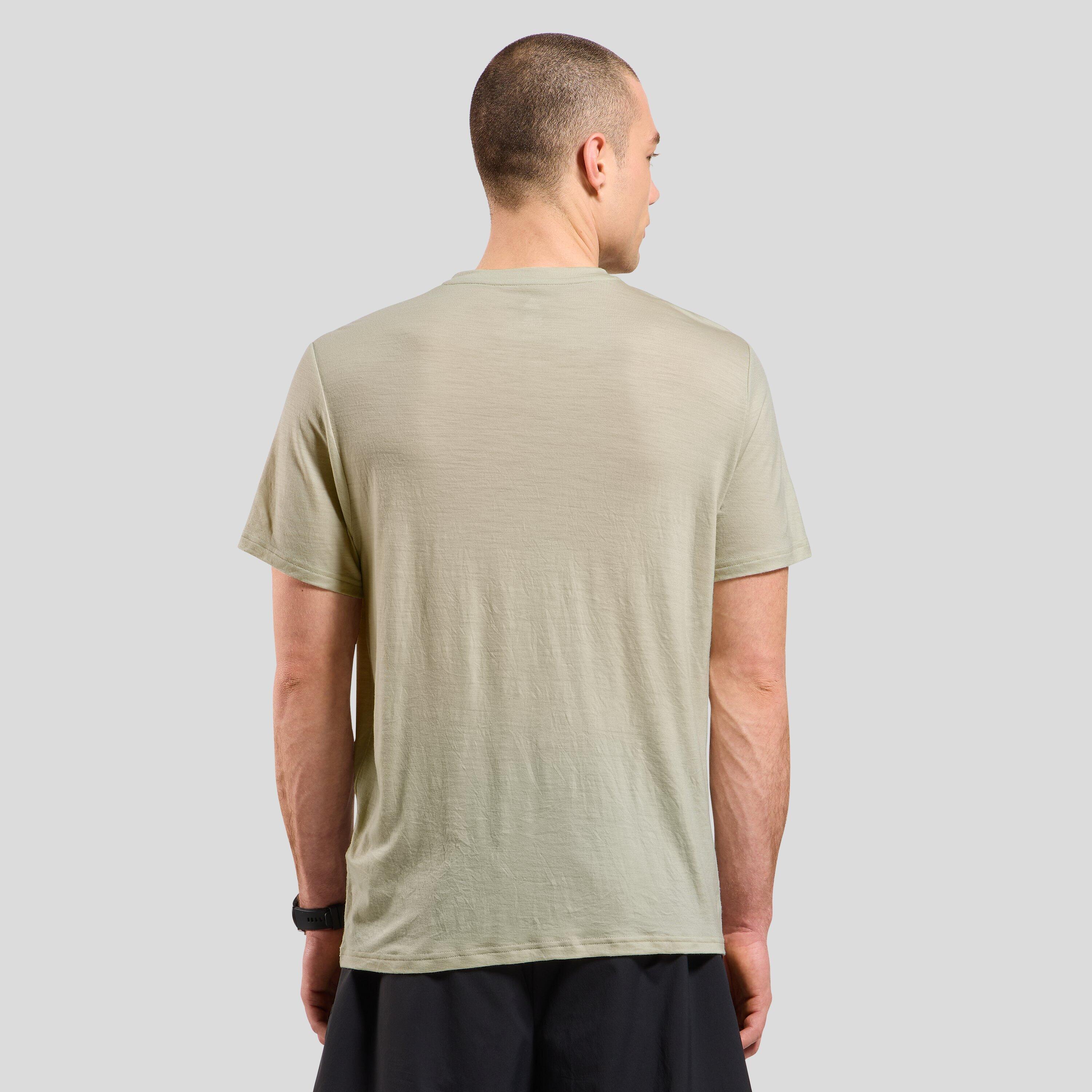 T-shirt en laine mérinos 160 à motif nuage Ascent ODLO 2/6