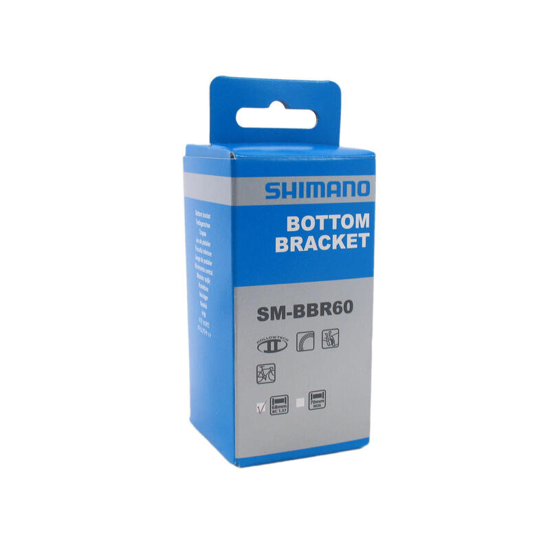 pédalier Shimano vélo route SM-BBR60 noir anglais BB68
