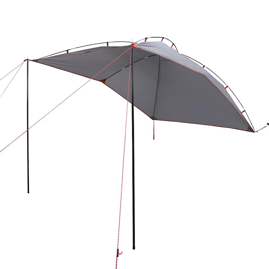 Tenda per auto VidaXL impermeabile grigia e arancione 2/4