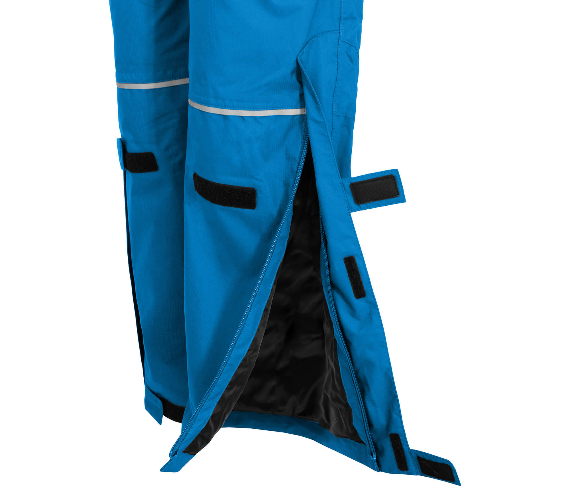 Regenhose leicht wattiert, 12000 mm Wassersäule Blau 4/4