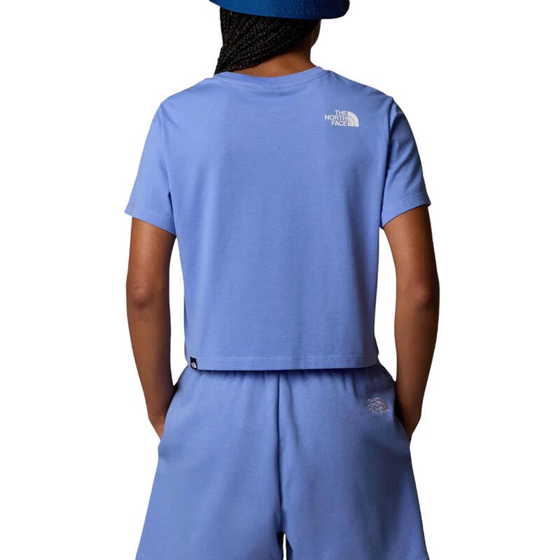 The north face - T-shirt bleu clair NF0A87U40YI