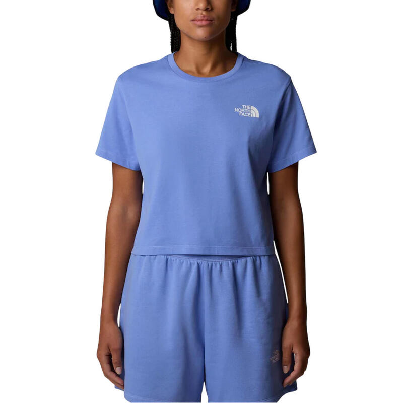 The north face - T-shirt bleu clair NF0A87U40YI