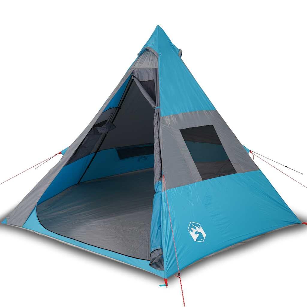 Vidaxl Tipitent Bleu Imperméable pour 7 Personnes 2/7