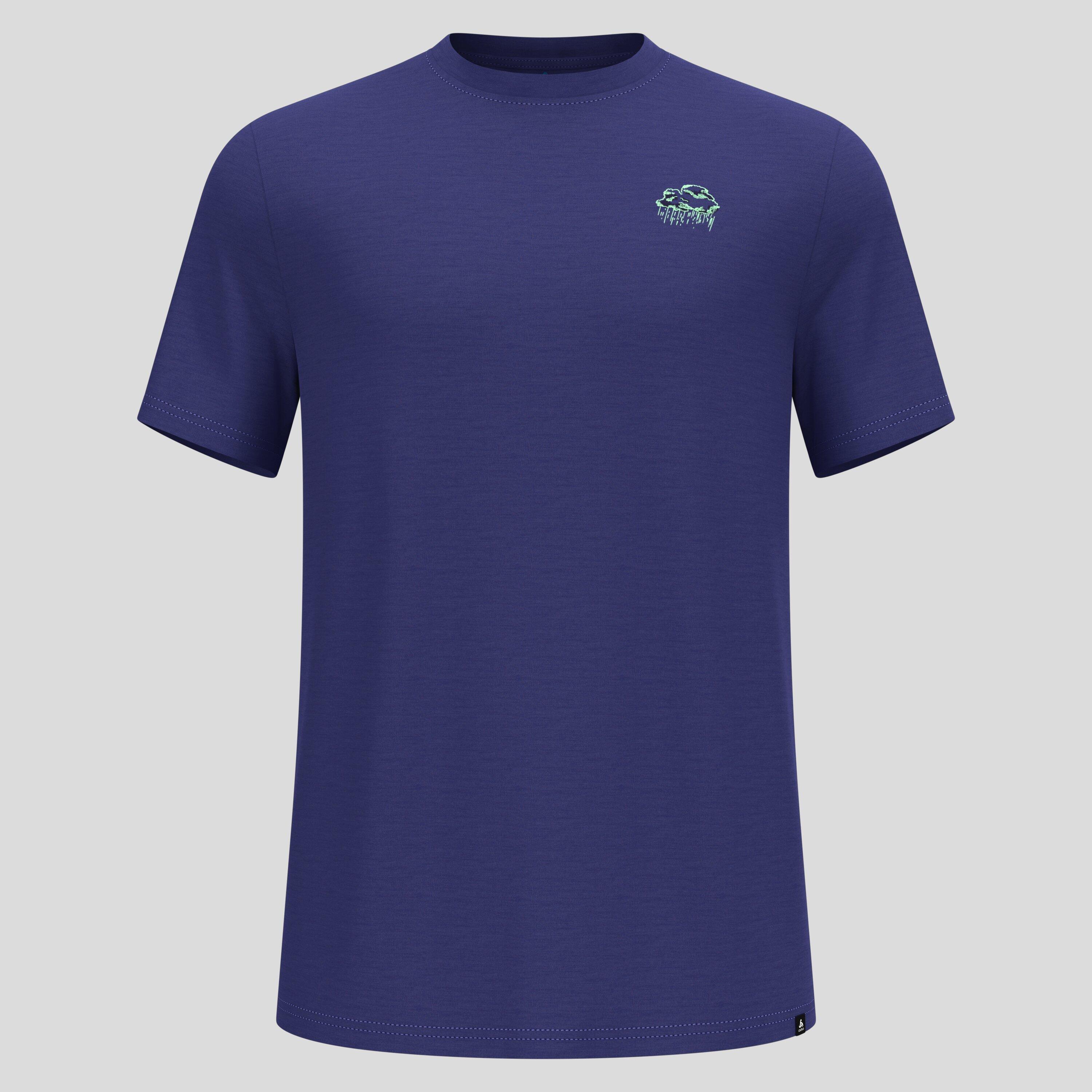 T-shirt en laine mérinos 160 à motif nuage Ascent ODLO 5/6