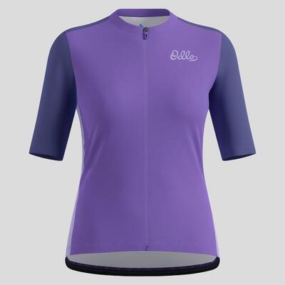Essentials Radtrikot mit Reissverschluss und Vintage-Print ODLO